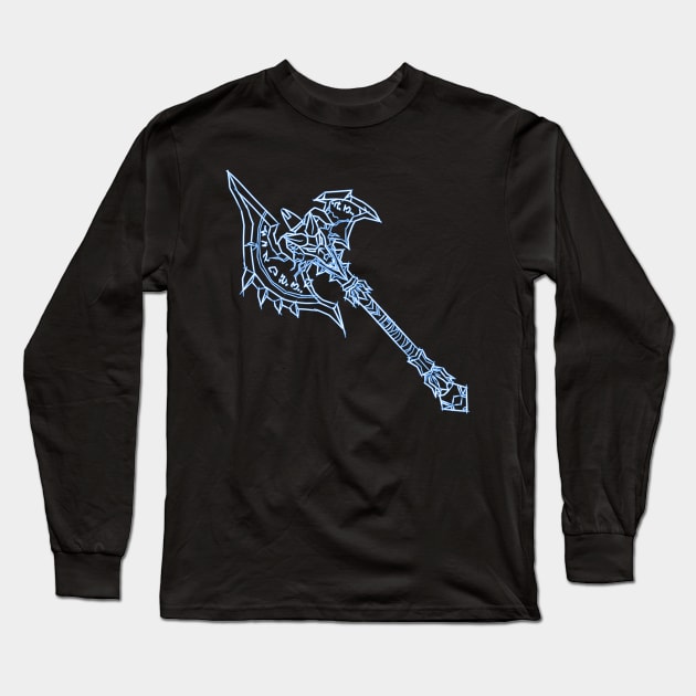 Shadowmourne (white blue) Long Sleeve T-Shirt by DeLyss-Iouz